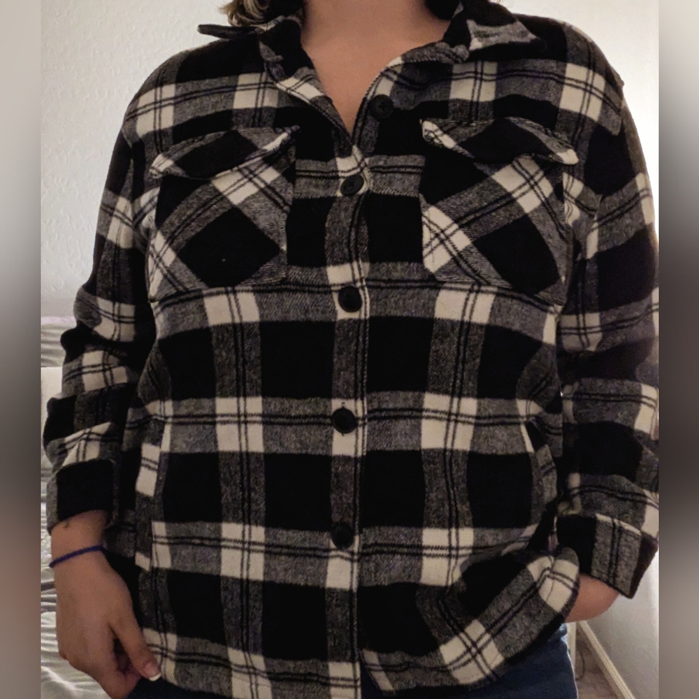 Plaid Jacket Winter Coat